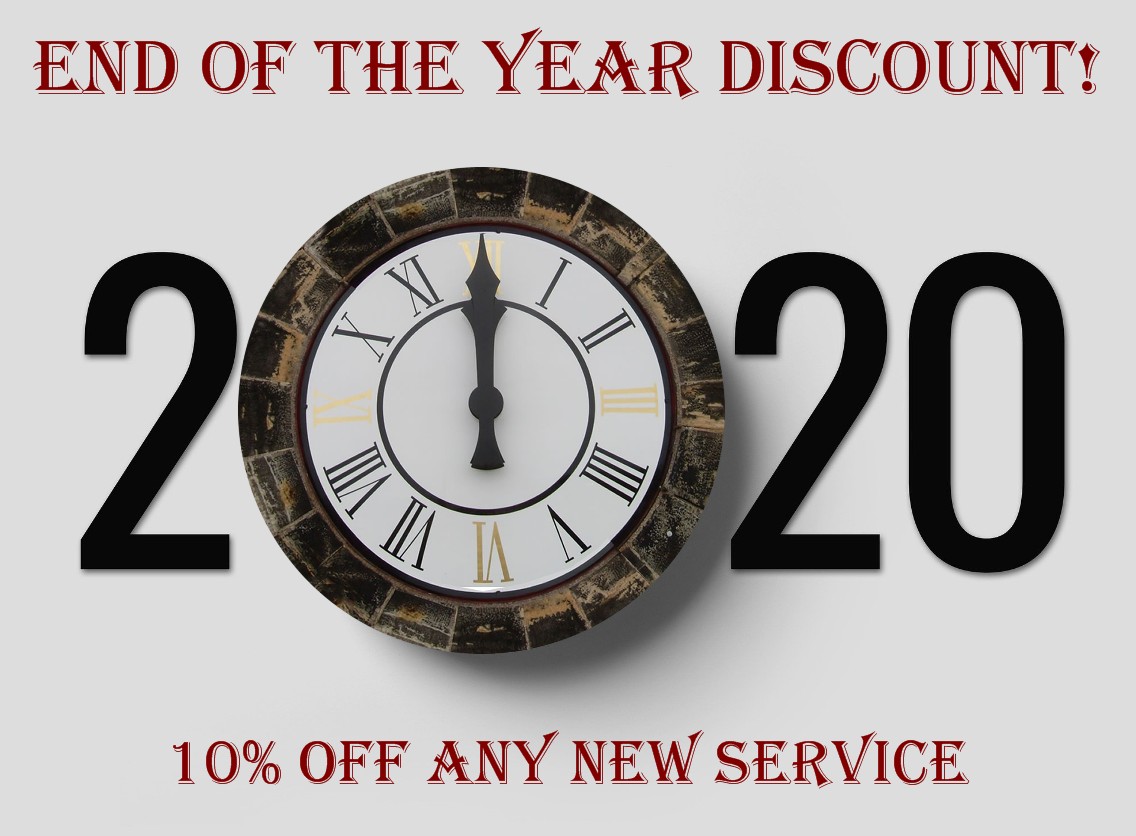 End of the Year Discount!